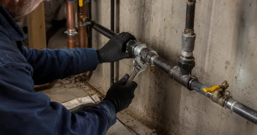 gas line piping Edmonton replacement and inspection by licensed technician