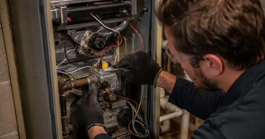 gas furnace heater repair Edmonton