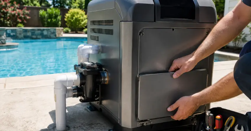 pool heater services near me completed repair Edmonton