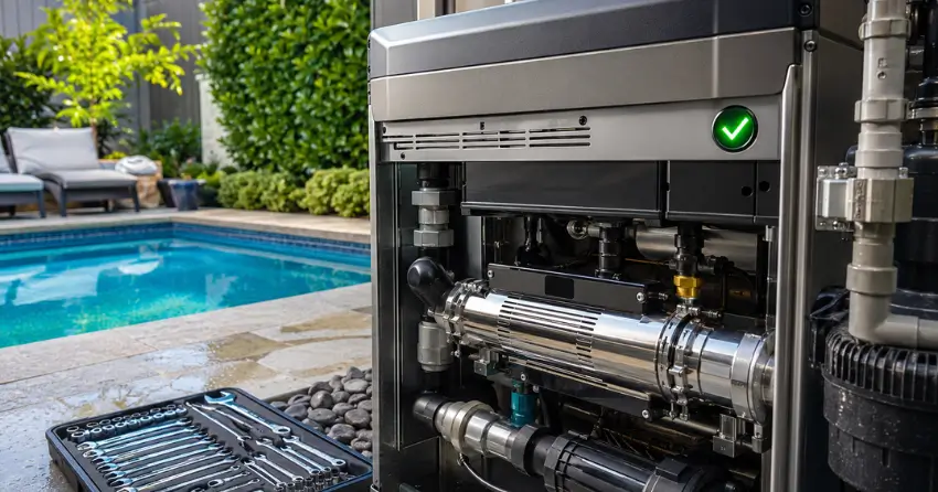 pool heaters repaire completed service Edmonton