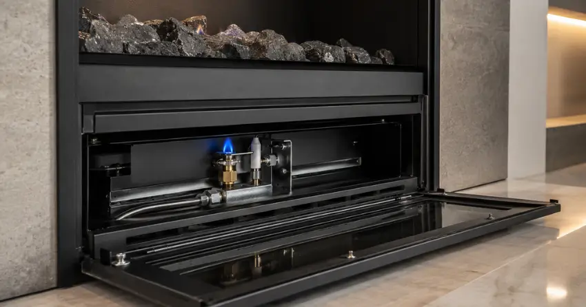 gas fireplace pilot and igniter inspection Edmonton