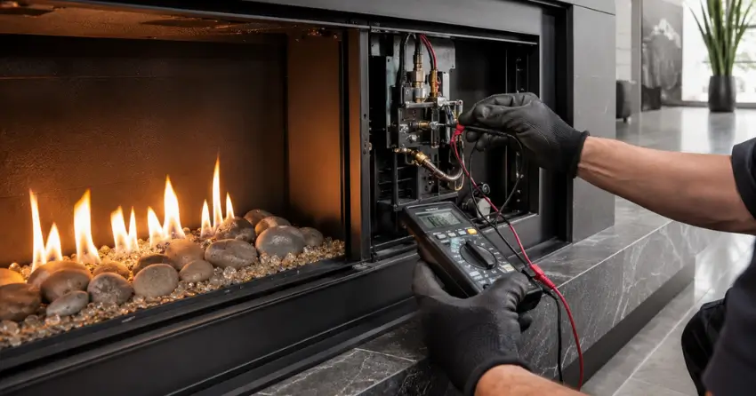 Ontario Gas Services gas fireplace diagnostic process