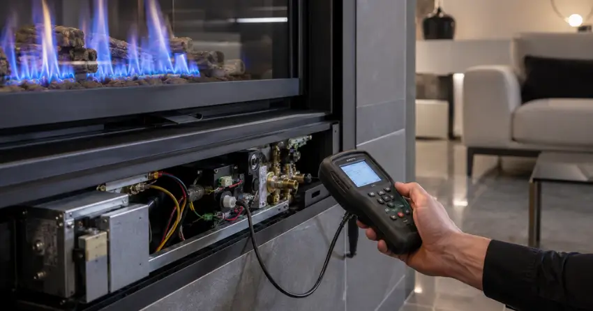 fix my fireplace diagnostic service visit