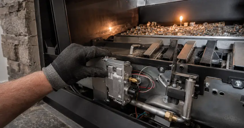 gas fireplace repair parts and components replacement in Edmonton